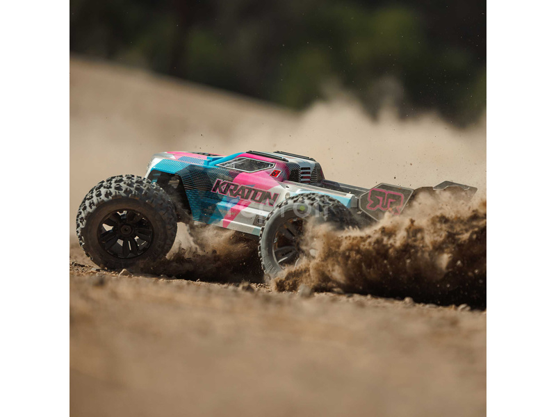 Arrma Kraton 6S V6 BLX 1:8 4WD RTR modrá/oranžová