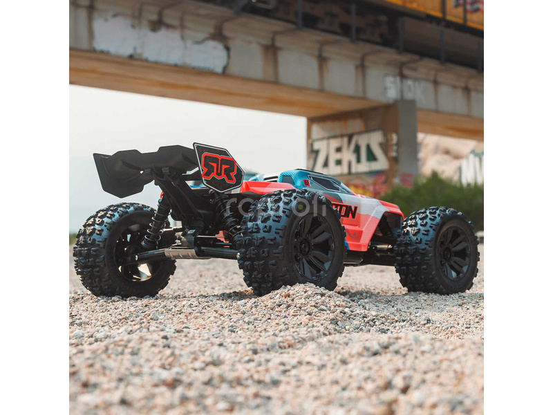 Arrma Kraton 6S V6 BLX 1:8 4WD RTR modrá/oranžová