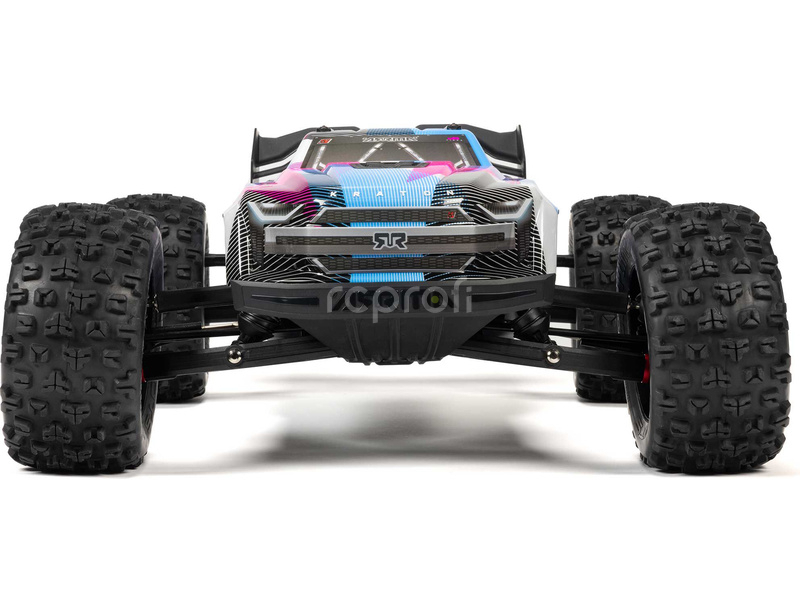 Arrma Kraton 6S V6 BLX 1:8 4WD RTR modrá/oranžová