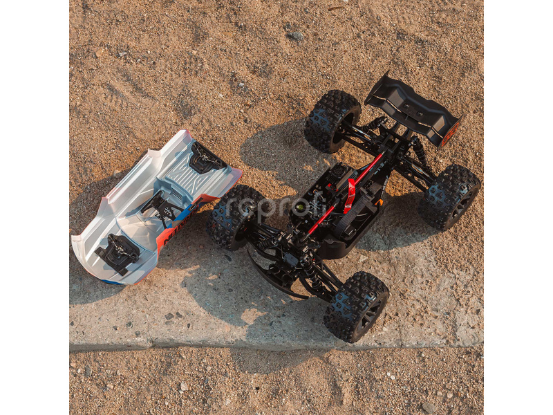 Arrma Kraton 6S V6 BLX 1:8 4WD RTR modrá/ružová