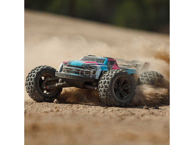 Arrma Kraton 6S V6 BLX 1:8 4WD RTR modrá/ružová