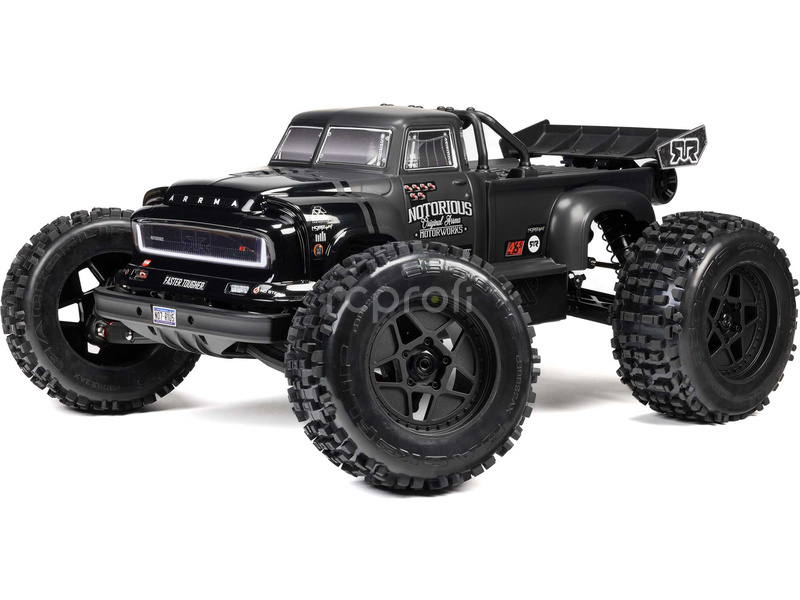 Arrma Notorious 6S V6 BLX 1:8 4WD RTR čierna