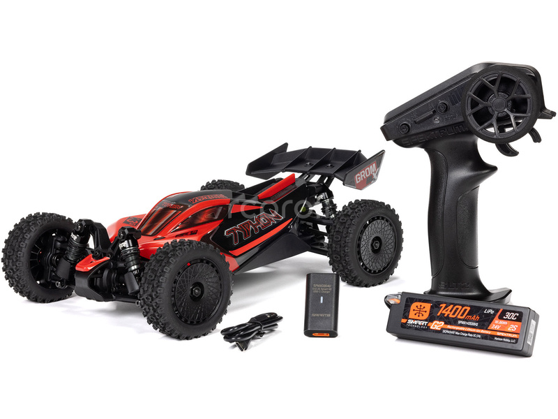 Arrma Typhon Grom 223S BLX 1:18 4WD RTR červená