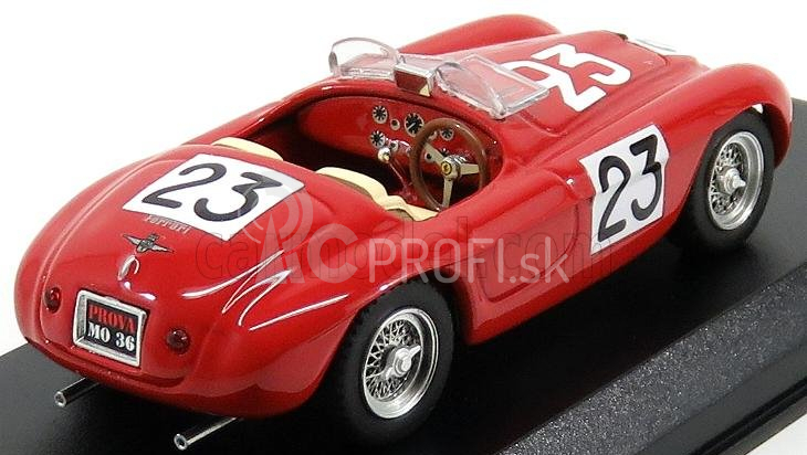 Art-model Ferrari 166mm 2.0l V12 Spider Team J.a.plisson N 23 24h Le Mans 1949 J.lucas - P.l.dreyfus Ferret 1:43 Červená