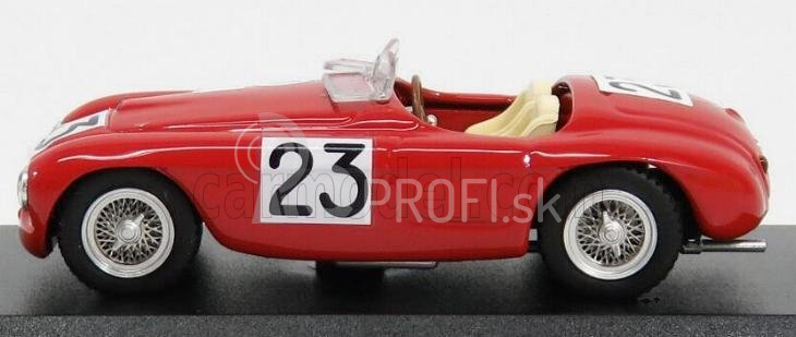 Art-model Ferrari 166mm 2.0l V12 Spider Team J.a.plisson N 23 24h Le Mans 1949 J.lucas - P.l.dreyfus Ferret 1:43 Červená