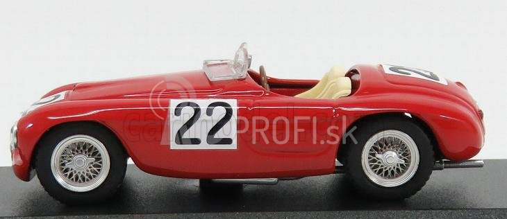 Art-model Ferrari 166mm 2.0l V12 Spider Team Peter Mitchell-thomson N 22 Winner 24h Le Mans 1949 L.chinetti - L.selsdson 1:43 Červená