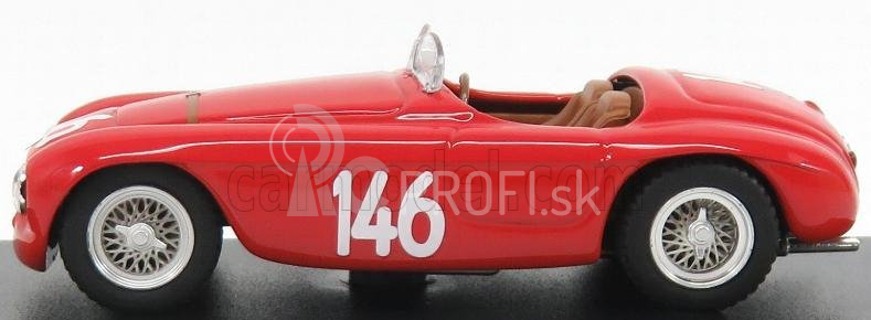 Art-model Ferrari 166mm Barchetta Abarth Spider N 146 Winner Coppa D'oro 1950 G.marzotto 1:43 Červená