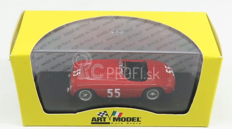 Art-model Ferrari 166mm Barchetta Ch.0010 2nd 6h Sebrinbg 1950 Kimberly - Lewis 1:43 Red