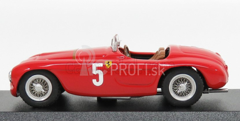 Art-model Ferrari 166mm Barchetta Ch.0010 N 5 Automobile Club France Comminges 1949 L.chinetti 1:43 Červená