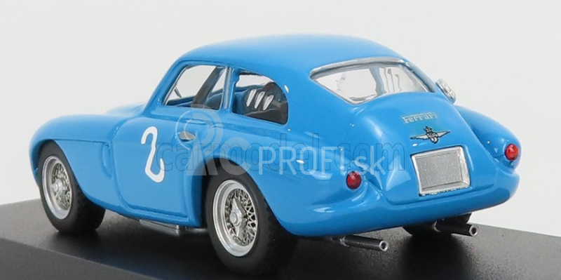 Art-model Ferrari 166mm Berlinetta Ch.0042 N 2 4th Circuito Do Porto 1950 Y.simon 1:43 Modrá