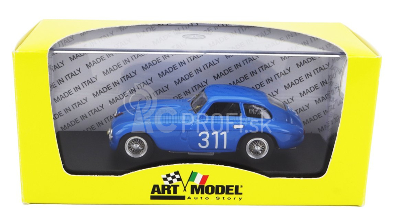 Art-model Ferrari 166mm Berlinetta N 311 Giro Di Sicilia 1953 Cornacchia - Frigerio 1:43 Modrá