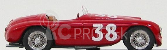 Art-model Ferrari 166mm Spider N 38 Winner Silverstone 1950 A.ascari 1:43 Červená