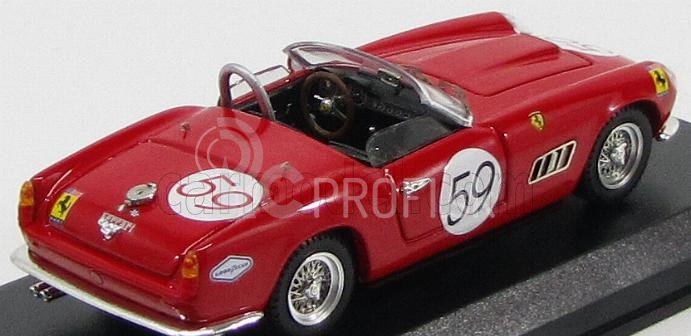 Art-model Ferrari 250 California N 59 Nassau 1961 A.wylie 1:43 Červená