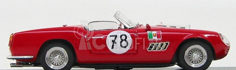 Art-model Ferrari 250 California N 78 Nurburgring 1960 P.gerini 1:43 Červená