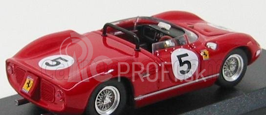 Art-model Ferrari 250p N 5 Winner Monsport 1963 Rodriguez 1:43 Červená