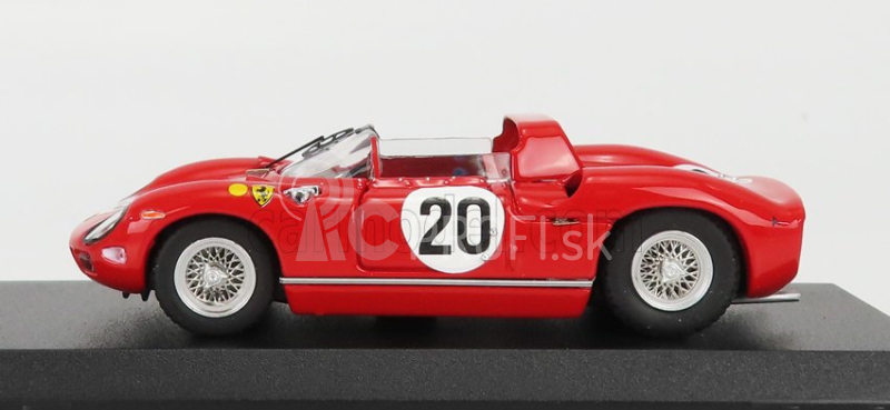 Art-model Ferrari 275p Spider 3.3l V12 Team Ferrari Spa Sefac N 20 Winner 24h Le Mans 1964 N.vaccarella - J.guichet 1:43 Červená