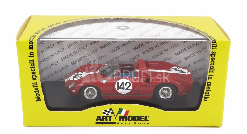 Art-model Ferrari 275p Spider N 142 Nurburgring 1964 G.hill - I.ireland 1:43 Červená