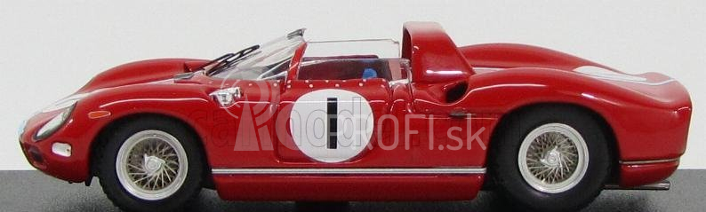 Art-model Ferrari 330p N 1 Spa 1965 M.parkes 1:43 Červená