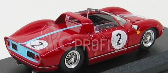 Art-model Ferrari 330p N 2 Winner Paris 1964 Hill - Bonnier 1:43 Červená