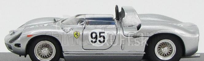 Art-model Ferrari 330p Spider N 95 Bridgehampton 1966 B.grossman 1:43 Strieborný