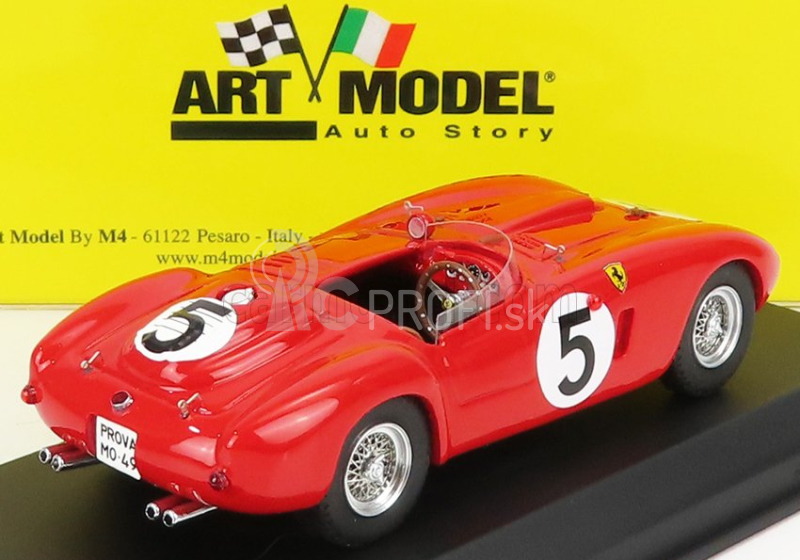 Art-model Ferrari 375 Plus 5.0l V12 Spider Ch.0392 Team Scuderia Ferrari N 5 24h Le Mans 1954 L.rosier - R.manzon 1:43 Červená