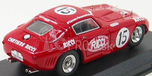 Art-model Ferrari 375mm N 15 Carrera Panamericana Mexico 1953 Stagnoli - Scotuzzi 1:43 Červená