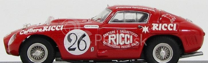 Art-model Ferrari 375mm N 26 Rally Carrera Panamericana 1953 Serena - Mancini 1:43 Červená