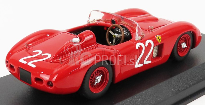 Art-model Ferrari 500 Tr Ch.0608 3rd N 22 Circuito 1957 G.munaron 1:43 Červená