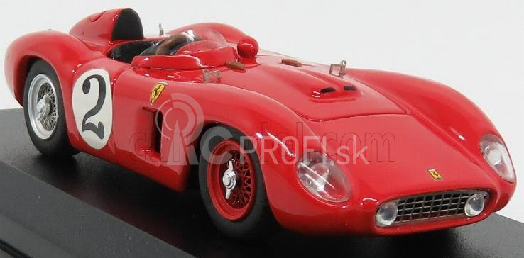 Art-model Ferrari 500 Tr Spider N 2 Ch.0624 2nd Nassau Trophy Race 1956 Masten - Gregory 1:43 Červená