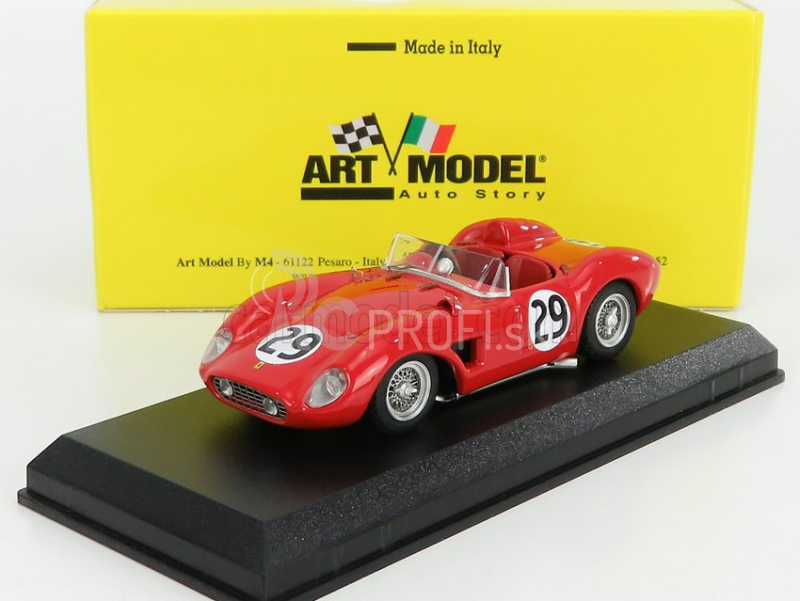 Art-model Ferrari 500 Trc Spider Ch.0658 N 29 12h Sebring 1957 E.lunken - C.hassan 1:43 Červená