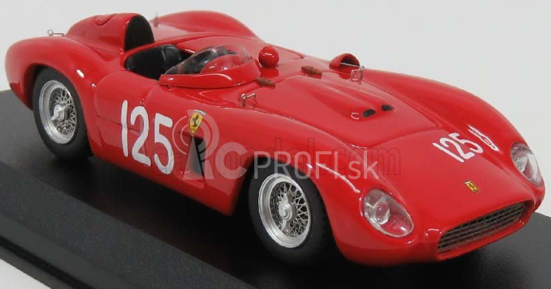 Art-model Ferrari 500tr Scca Ch.0650 N 125 Winner Laguna Seca 1957 P.lovlely 1:43 Červená