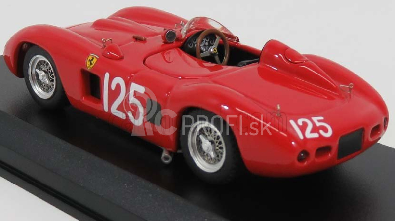 Art-model Ferrari 500tr Scca Ch.0650 N 125 Winner Laguna Seca 1957 P.lovlely 1:43 Červená