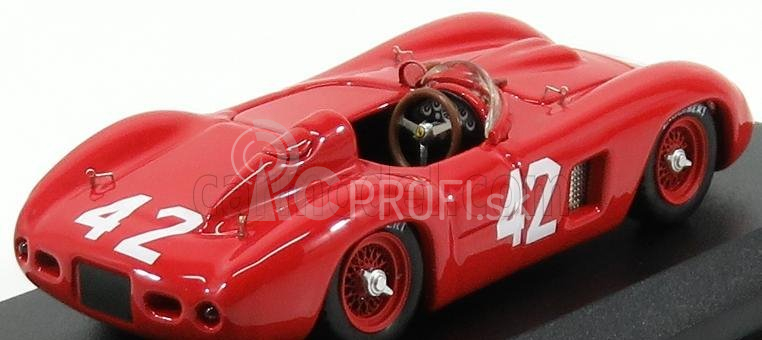 Art-model Ferrari 500tr Spider Ch.0652 N 42 Cuba Gp 1957 G.masten 1:43 Červená