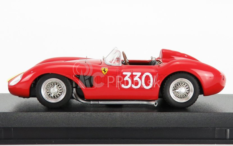 Art-model Ferrari 550trc Spider Ch.0678 N 330 Giro Di Sicilia 1957 G.starrabba 1:43 Červená