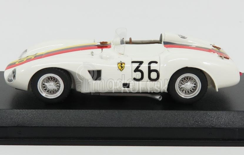 Art-model Ferrari 625lm Spider Ch.0637 N 36 Venezuela Gp 1956 P.drogo 1:43 Biela