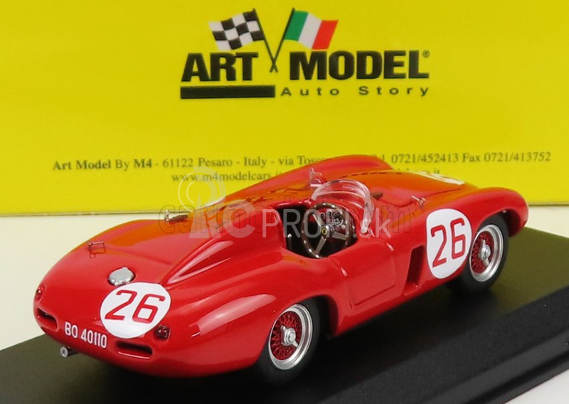 Art-model Ferrari 750 Monza Spider 3.0l Ch.0496m N 26 12h Sebring 1955 A.de Portago - U.maglioli 1:43 Červená