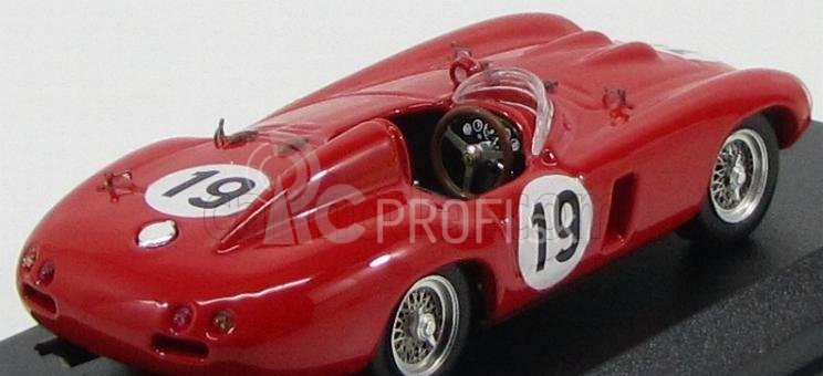 Art-model Ferrari 857 Spider N 19 Sebring 1956 De Portago - Kimberly 1:43 Red