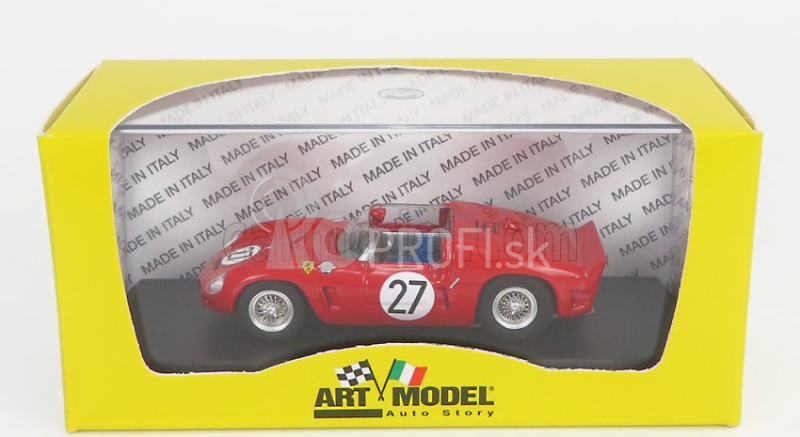 Art-model Ferrari Dino 246 Sp Ch.0790 N 27 12h Sebring 1961 R.ginther - W.von Trips 1:43 Červená