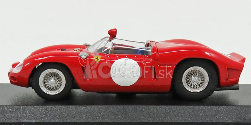 Art-model Ferrari Dino 246sp Ch.0796 Spider Fantuzzi N 0 Prova 1961 1:43 Červená