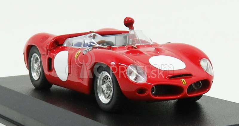 Art-model Ferrari Dino 246sp Ch.0796 Spider Fantuzzi N 0 Prova 1961 1:43 Červená