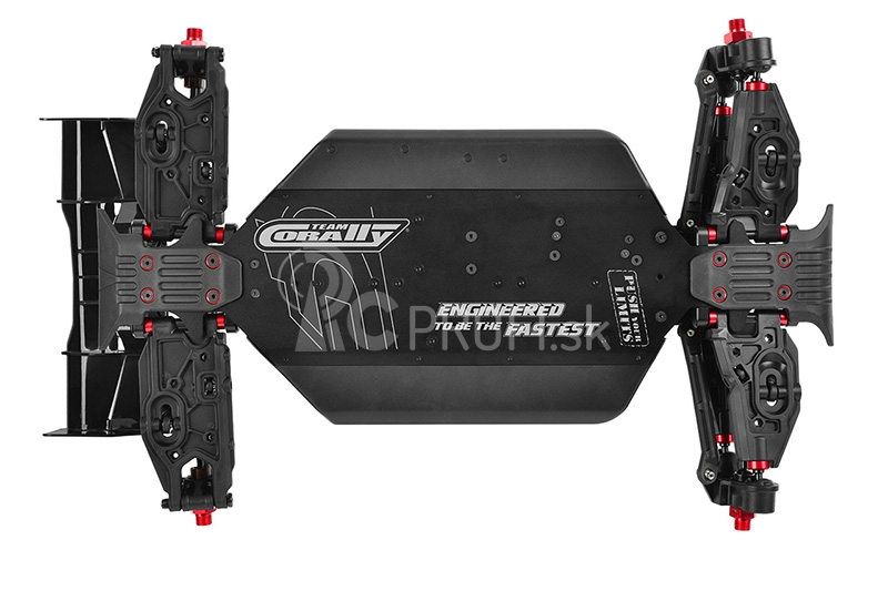 ASUGA XLR 6S – BUGGY 4WD – PRO ROLLER šasi – bez elektroniky – červená