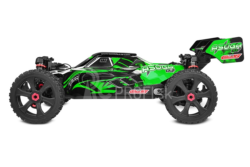 ASUGA XLR 6S – BUGGY 4WD – PRO ROLLER šasi – bez elektroniky – zelená