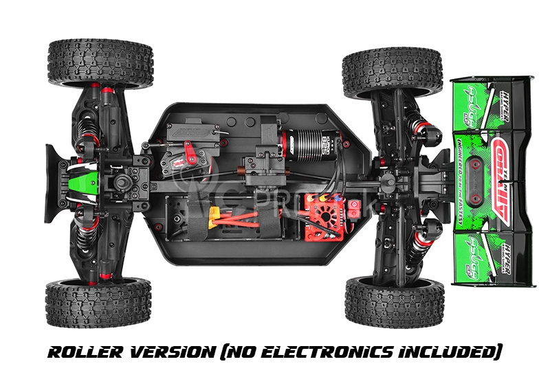 ASUGA XLR 6S – BUGGY 4WD – PRO ROLLER šasi – bez elektroniky – zelená