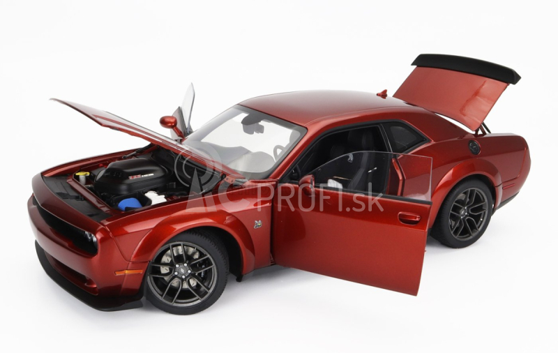 Autoart Dodge Challenger R/t Scat Pack Widebody 2022 1:18 Sinamon Stick Copper