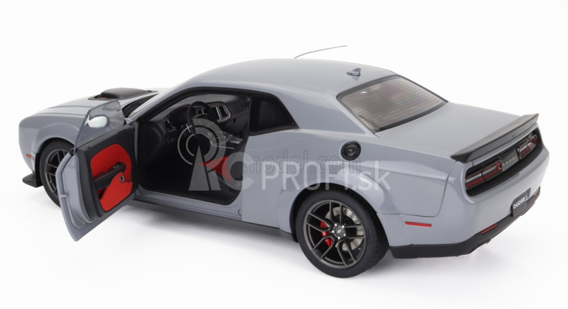 Autoart Dodge Challenger R/t Scat Pack Widebody 2022 1:18 Smok Show Grey