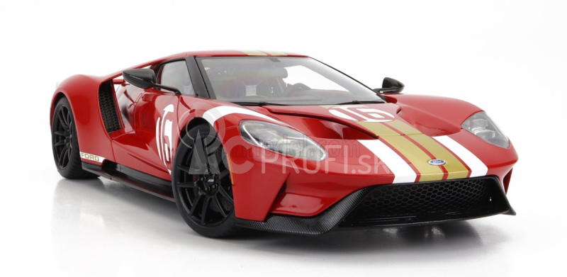 Autoart Ford usa Gt Heritage Edition N 16 Alan Mann 2022 1:18 Červená zlatá