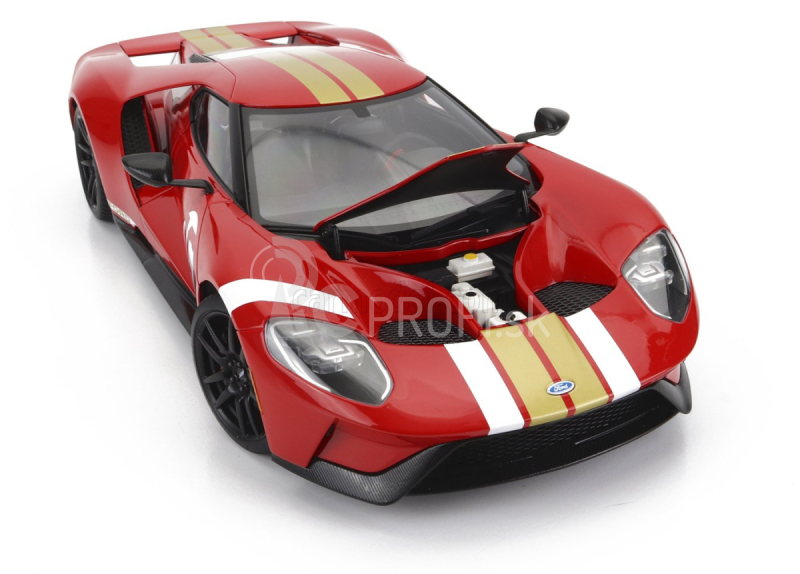 Autoart Ford usa Gt Heritage Edition N 16 Alan Mann 2022 1:18 Červená zlatá