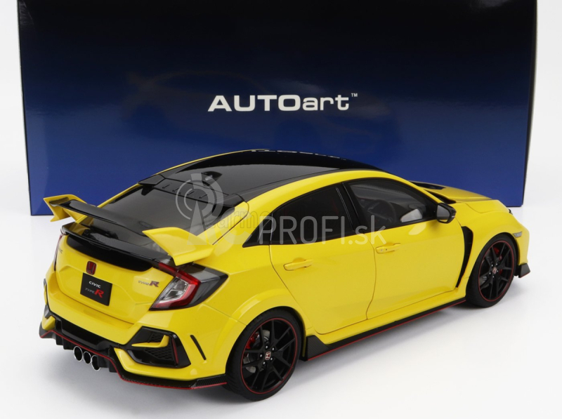 Autoart Honda Civic Type R (fk8) 2021 1:18 žltá