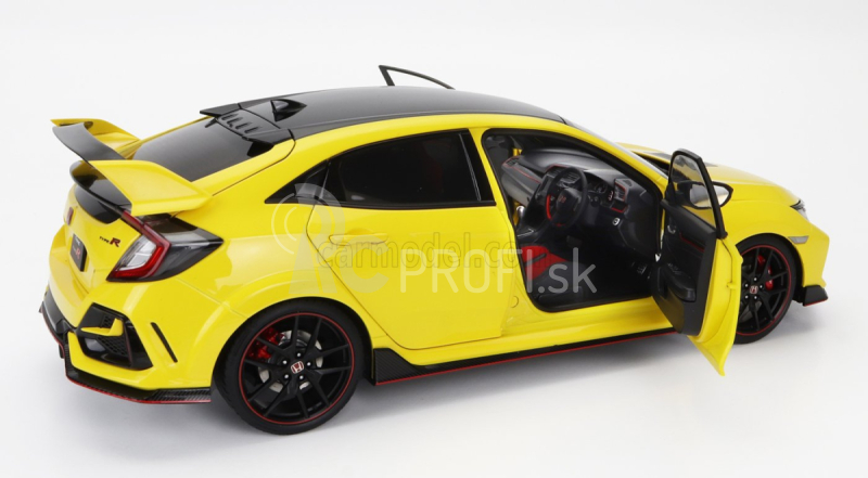 Autoart Honda Civic Type R (fk8) 2021 1:18 žltá