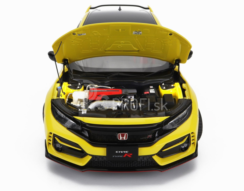 Autoart Honda Civic Type R (fk8) 2021 1:18 žltá